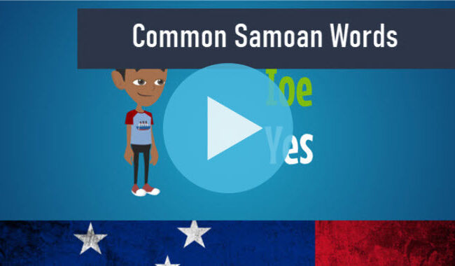 Common Samoan Words Video