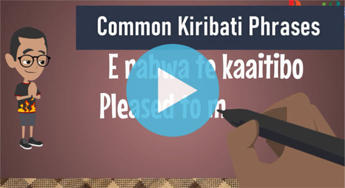 Common Kiribati Phrases Video