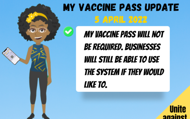 My Vaccine Pass Update