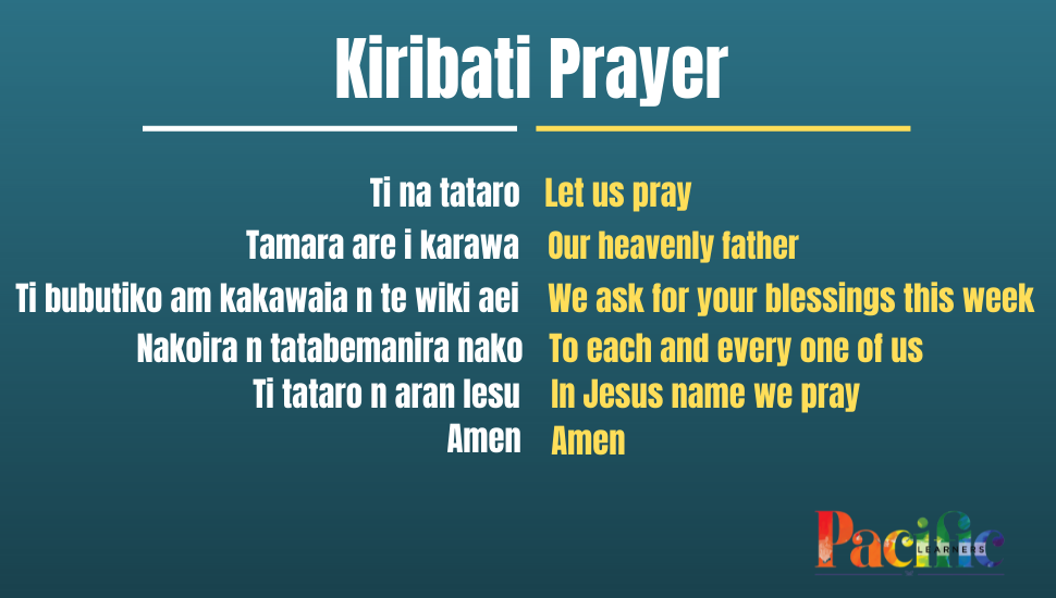 Kiribati Prayer