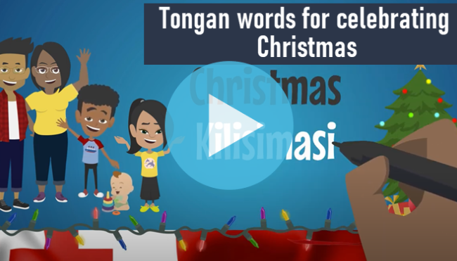 Tongan words for celebrating Christmas