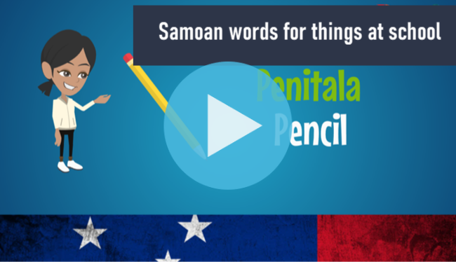 Samoan Words for things at school