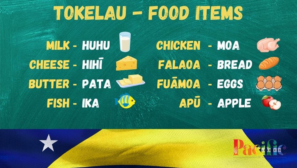 Tokelau food Items