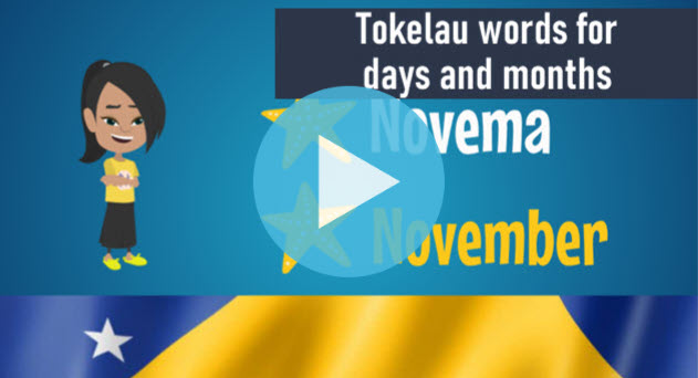 Tokelau words for days and months