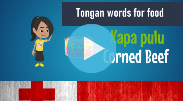 Tongan words for food