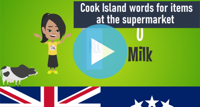 Cook Island words for items at the Supermarket