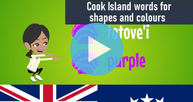 Cook Islands words for shapes and colours